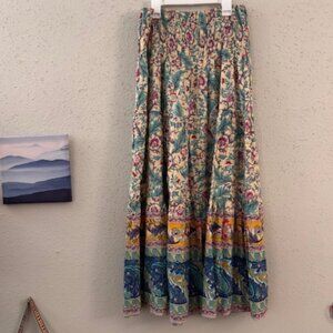 Falda Maxi Boho Floral de Verano (Boho Floral Summer Maxi Skirt)